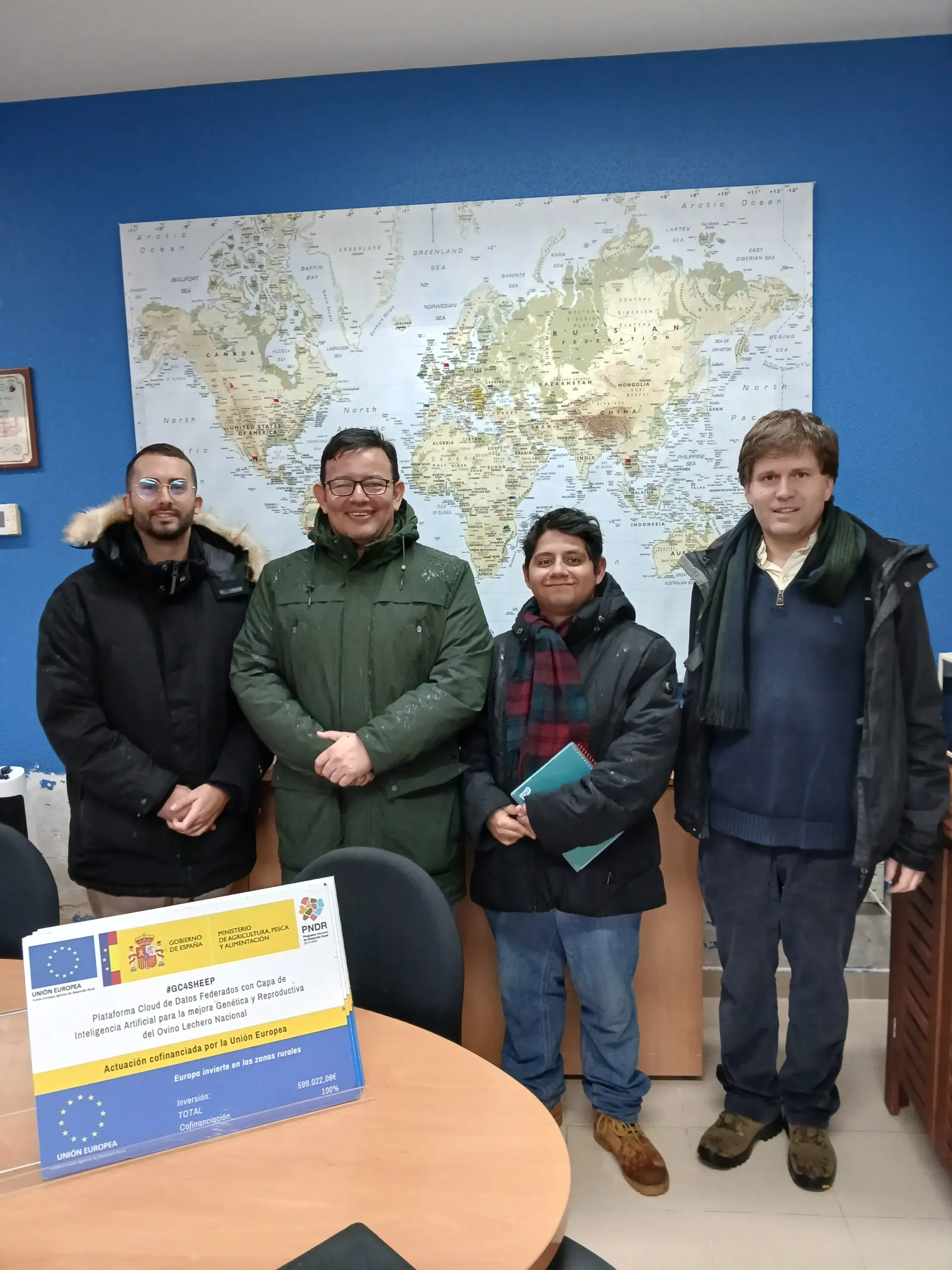 Visita de técnicos de Honduras y Canarias