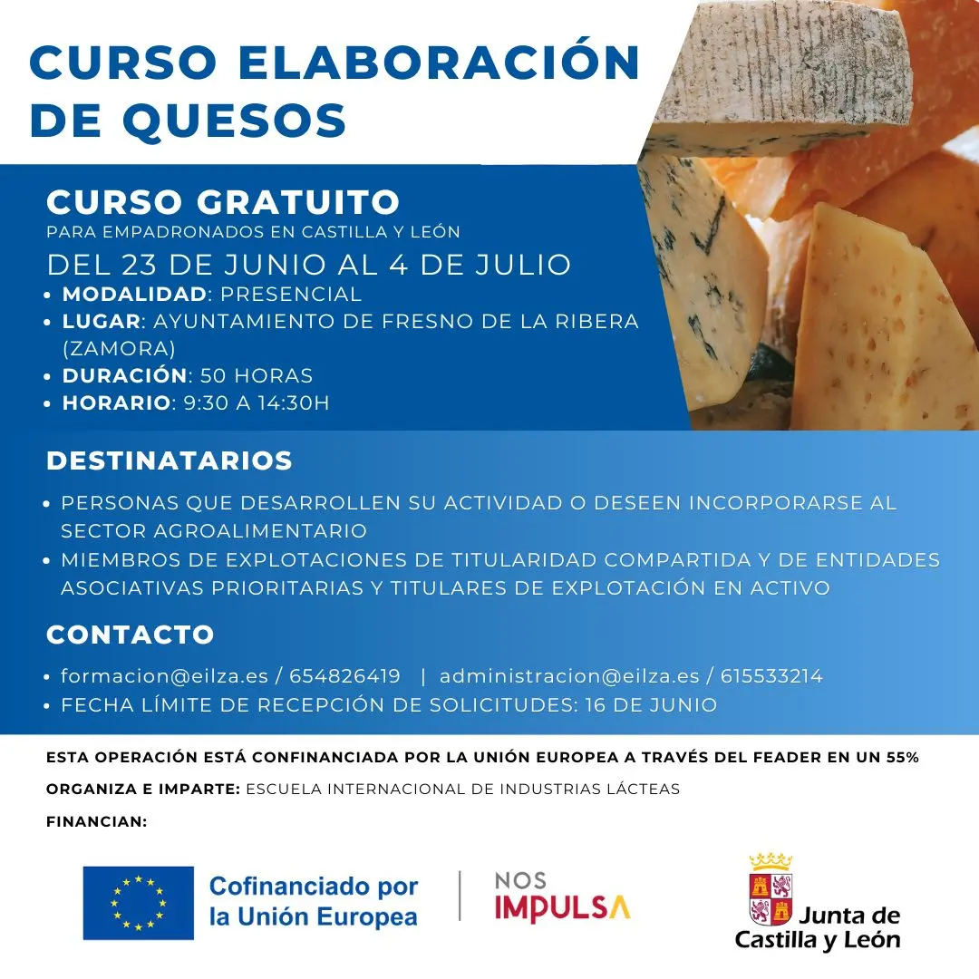 Curso Elaboración de quesos