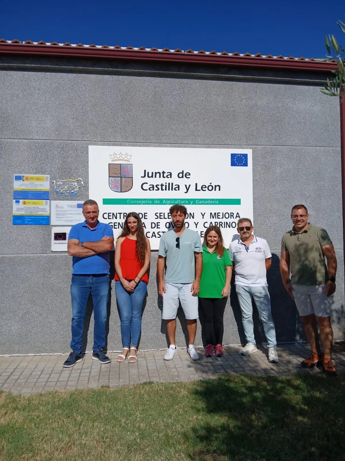 Visita de ganadero italiano de Lacaune